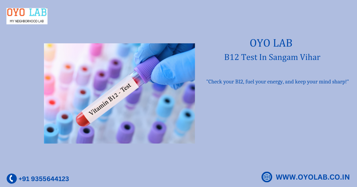 B12 Test In Sangam Vihar