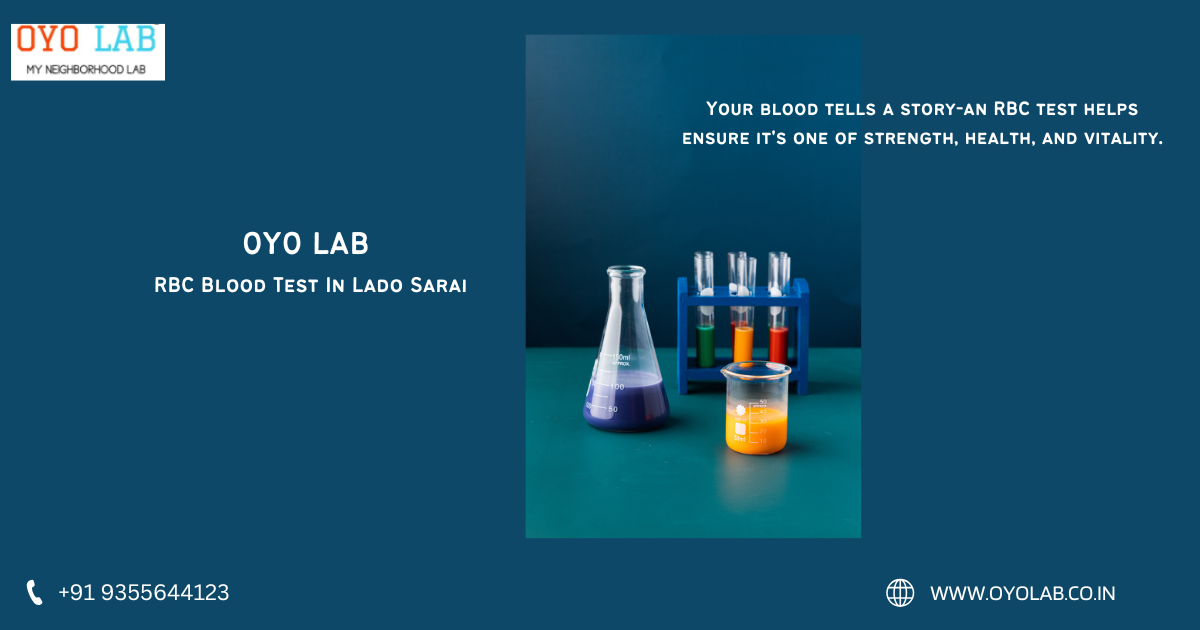 RBC Blood Test In Lado Sarai